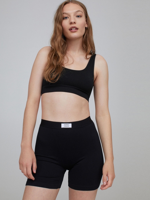 

H&M Women Seamless Bikers, Black