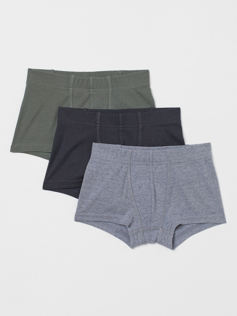 

H&M Kids-Boys 3-Pack Boxer Shorts, Green