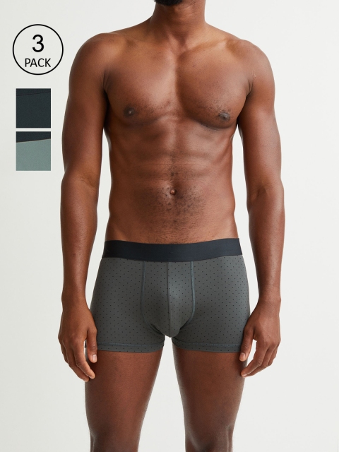 

H&M Men 3-pack COOLMAX short trunks, Black