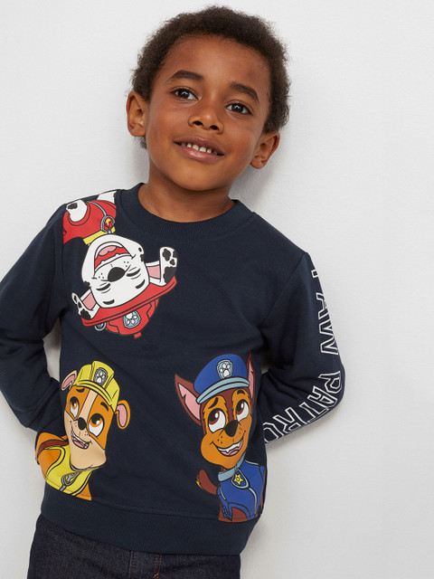 

H&M Boys Navy Blue Paw Patrol Printed Sweatshirt