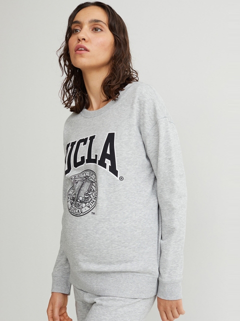 

H&M Grey MAMA Printed Sweatshirt
