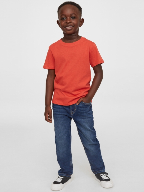 

H&M Boys Blue Heavy Fade Relaxed Fit Super Soft Jeans