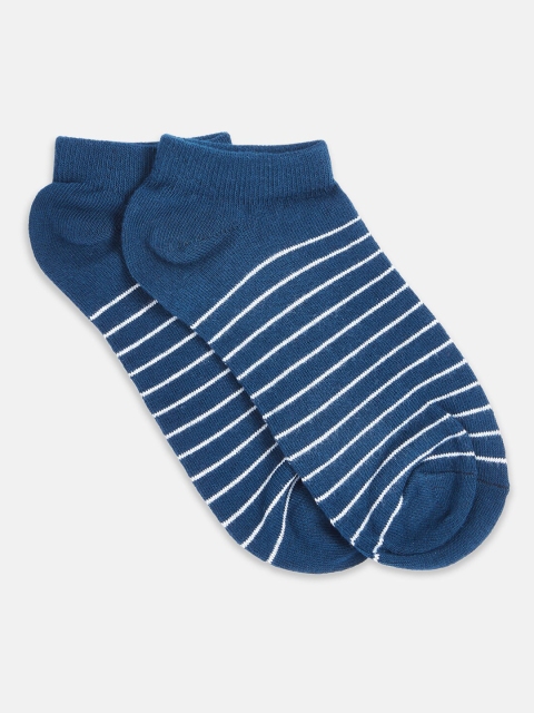 

Honey By Pantaloons Women Navy Blue & White Striped Socks