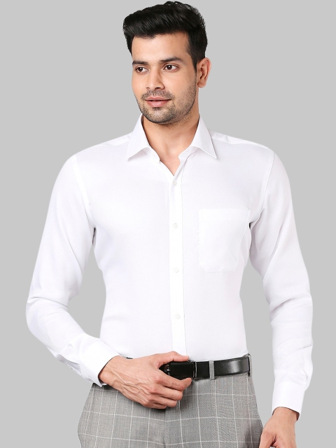 

Raymond Men White Solid Formal Shirt