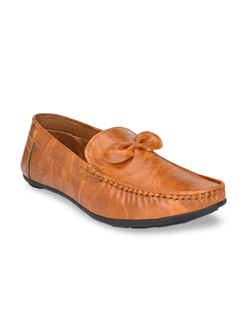 

BUCIK Men Tan Driving Shoes