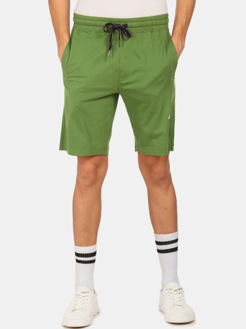 

U S Polo Assn Men Green Regular Shorts