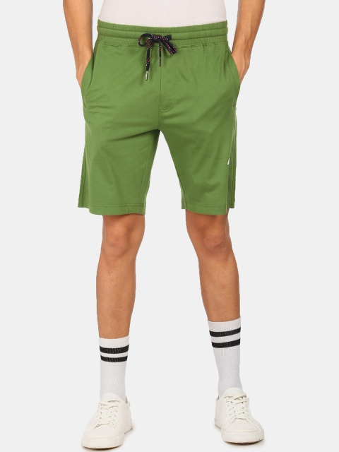 

U S Polo Assn Men Green Regular Shorts