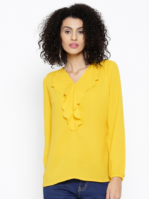 

SASSAFRAS Women Yellow Top