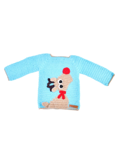 

The Original Knit Unisex Kids Blue Knitted Pullover