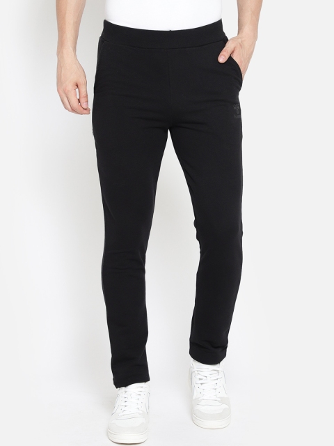 

hummel Men Black Solid Track Pants