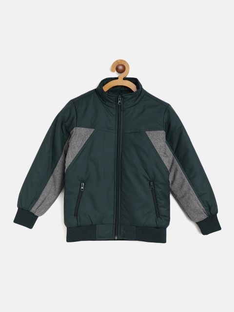 

Killer Boys Green & Grey Colourblocked Detail Padded Jacket