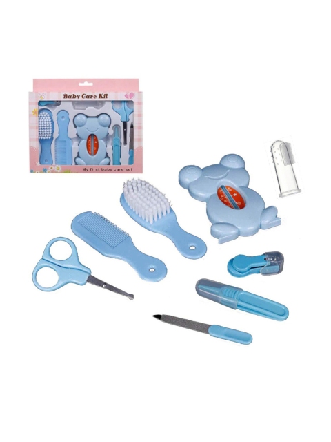 

GUCHIGU Set Of 8 Unisex Kids Nail Cutter Grooming Kit & Manicure Set Baby Care Products, Blue