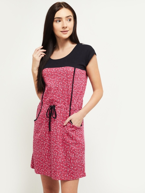 

max Pink Printed Nightdress