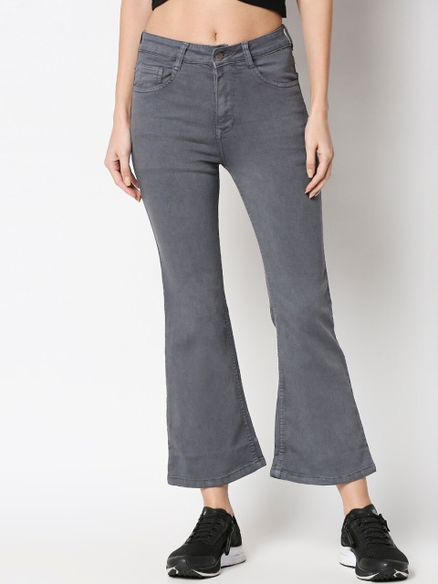 

AMMARZO Women Grey Mid-Rise Bootcut Jeans