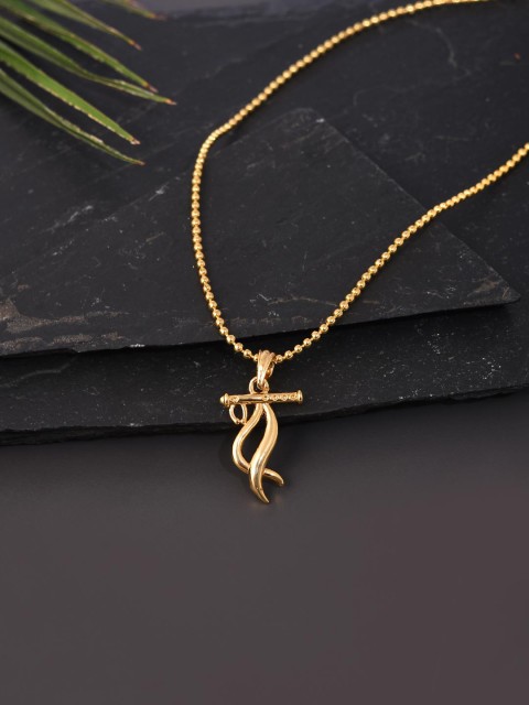 

Tistabene Gold-Plated Krishna Pendant With Chain