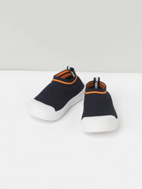

max Boys Blue Slip-On Sneakers