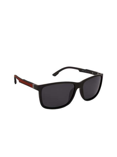 

AISLIN Unisex Black Lens & Black Wayfarer Sunglasses with Polarised and UV Protected Lens