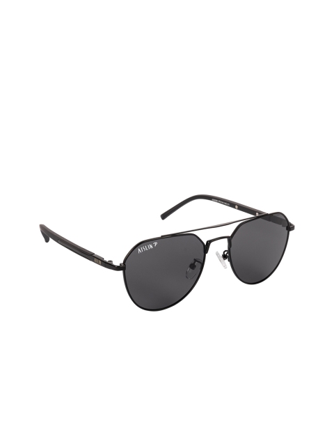 

AISLIN Unisex Black Polarized & UV Protected Aviator Sunglasses 14255-54-AS-9008