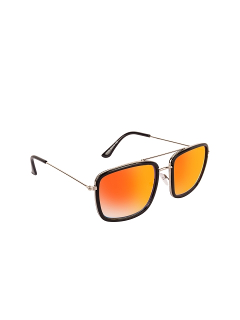 

NuVew Unisex Red UV Protected Wayfarer Sunglasses 16382-31-NW-11428, Orange