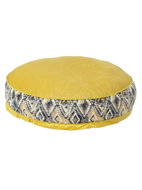 

WIGGLE TWIDDLE Yellow & White Printed Pet Bed