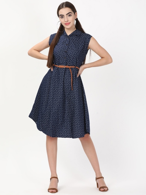 

V2 Value & Variety Blue Denim Shirt Dress