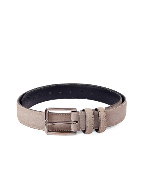 

Bacca Bucci Men Grey Solid Leather Belt