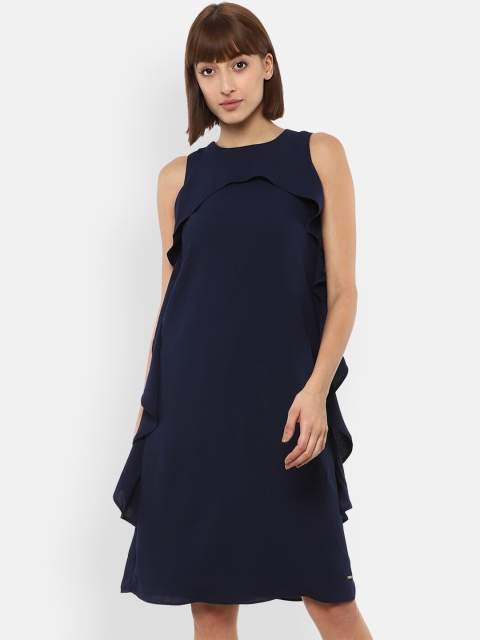 

Van Heusen Woman Navy Blue A-Line Dress