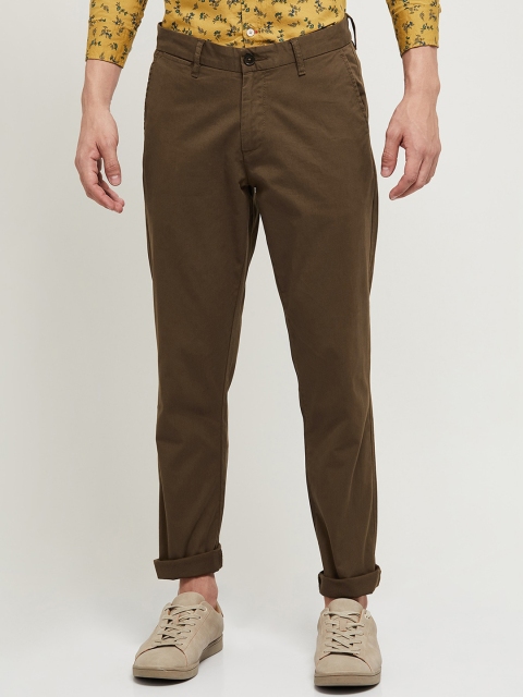

max Men Brown Trousers