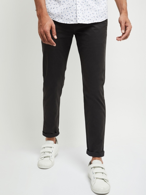 

max Men Charcoal Trousers