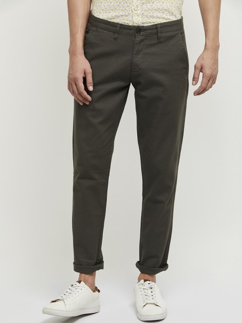 

max Men Green Trousers