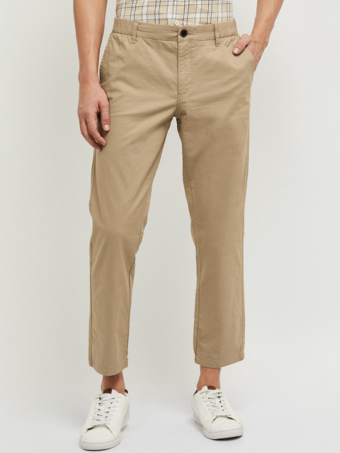 

max Men Khaki Chinos Trousers