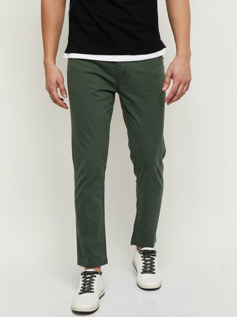 

max Men Green Trousers