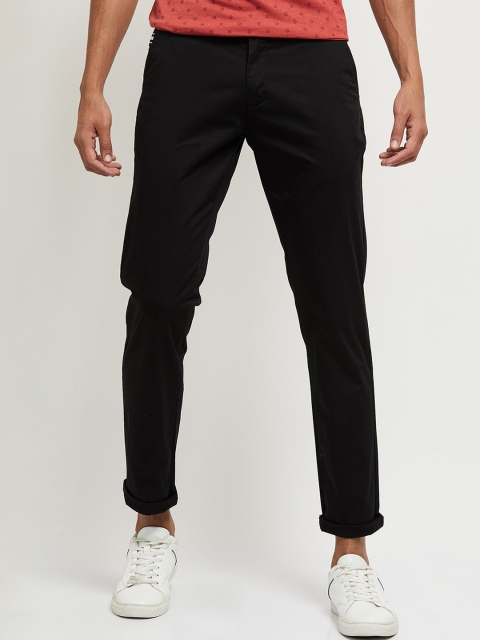 

max Men Black Trousers