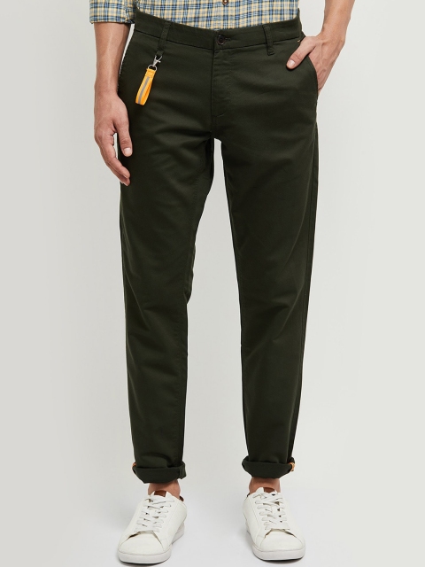 

max Men Green Trousers