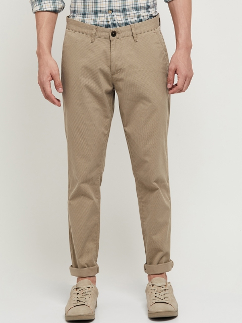 

max Men Beige Chinos Trousers