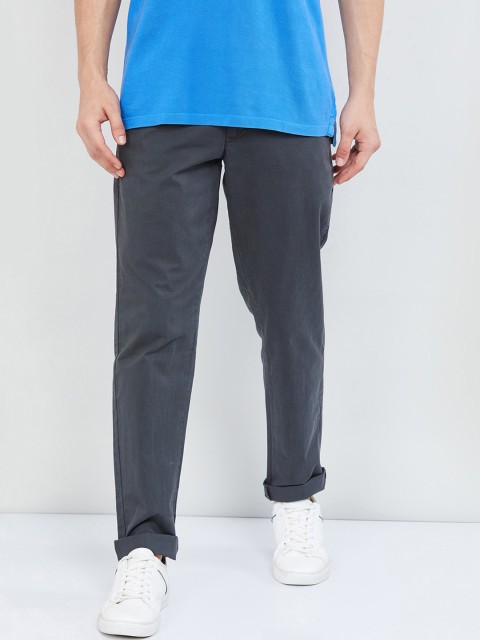 

max Men Grey Trousers