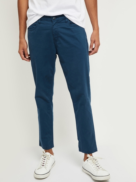 

max Men Blue Trousers