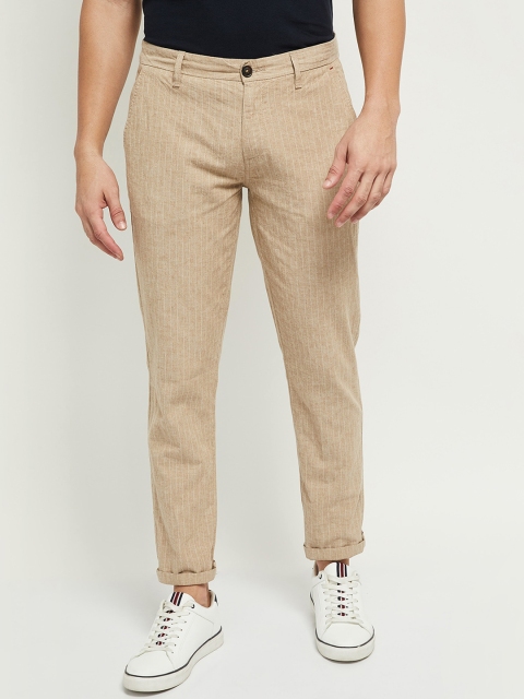 

max Men Khaki Chinos Trousers