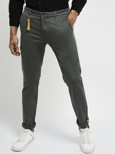 

max Men Green Chinos Trousers
