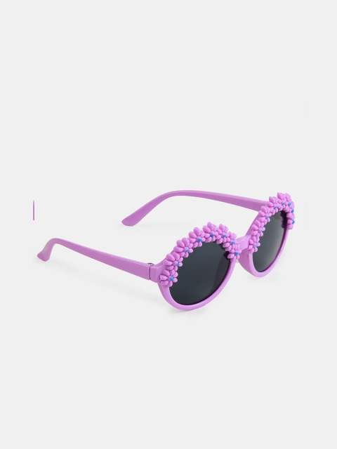 

DukieKooky Girls Purple Round Sunglasses