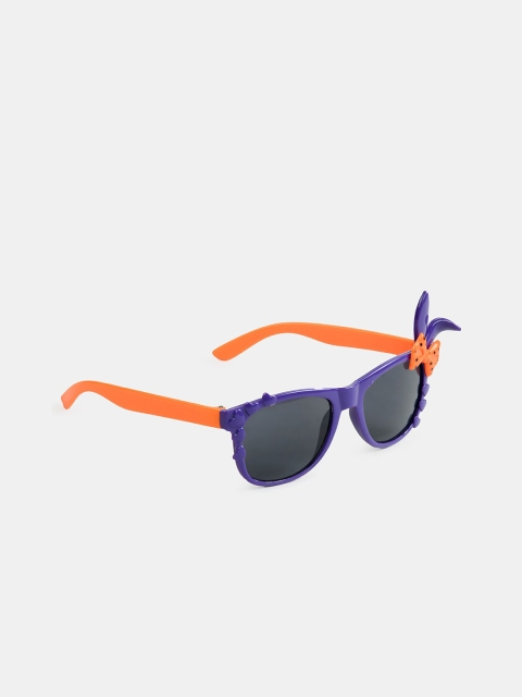 

DukieKooky Girls Black & Orange UV Protected Wayfarer Sunglasses 900318-Black