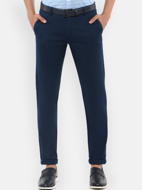 

Louis Philippe Sport Men Navy Blue Slim Fit Trousers
