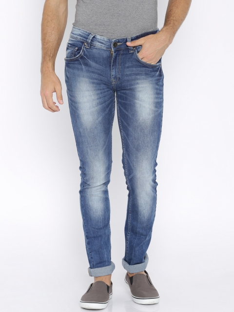

SPYKAR Men Blue Slim Fit Low-Rise Stretchable Jeans