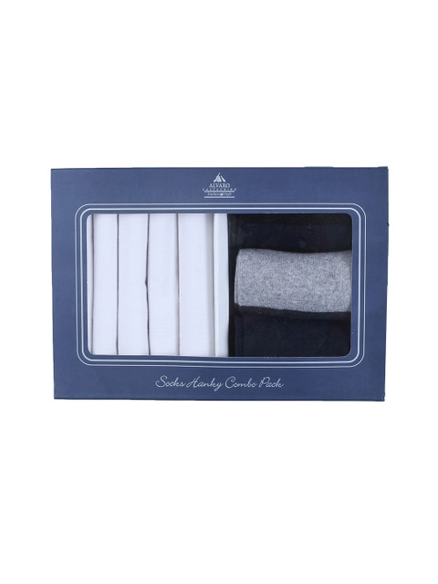 

Alvaro Castagnino Men Cotton Accessory Gift Set, Black