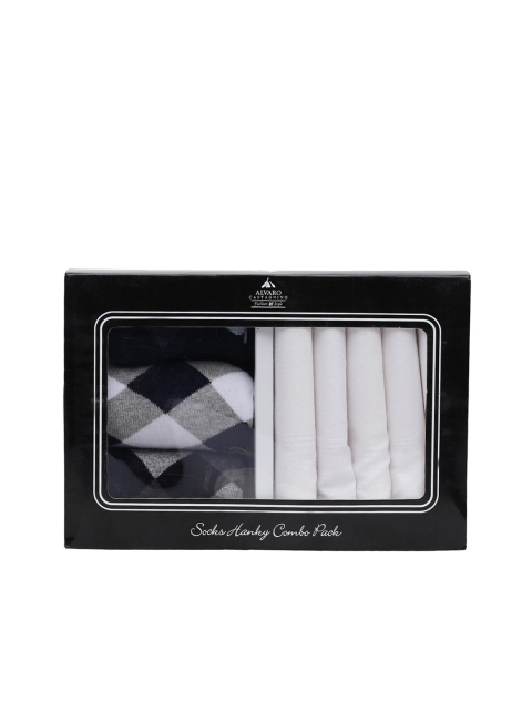

Alvaro Castagnino Men Cotton Accessories Gift Set, White