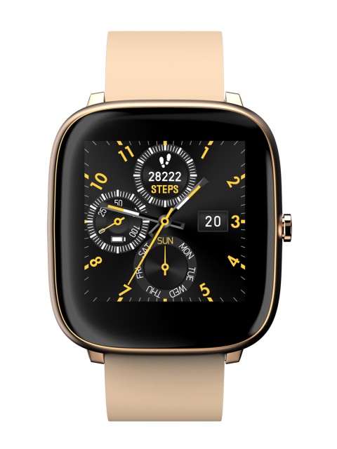 

NOISE ColorFit Qube Smartwatch - Beige Gold
