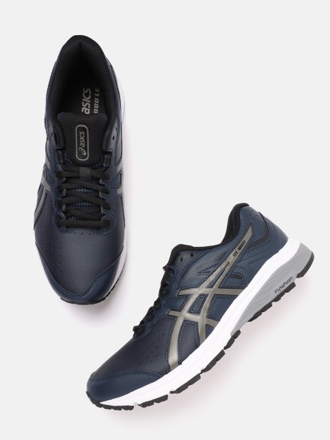 

ASICS Men Navy Blue & Charcoal Grey GT- 1000 LE 2E Printed Training Shoes