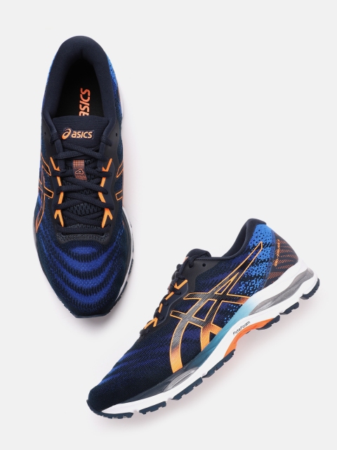 

ASICS Men Blue Gel-ZIRUSS 4 Woven Design Running Shoes