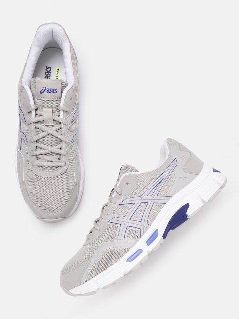 

ASICS Men Grey Woven Design Gel-Jog MC Sneakers