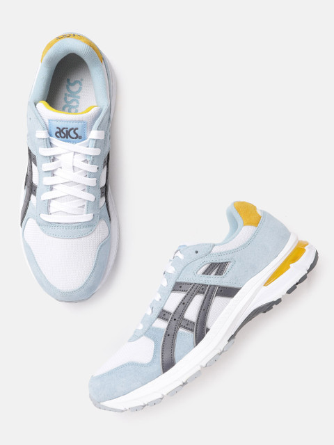 

ASICS Men White & Blue Woven Design GT-II 2000 Sneakers